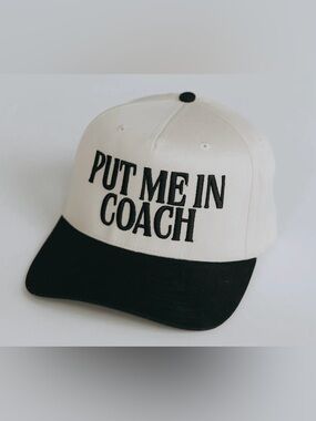 NWOT Put Me in Coach Hat